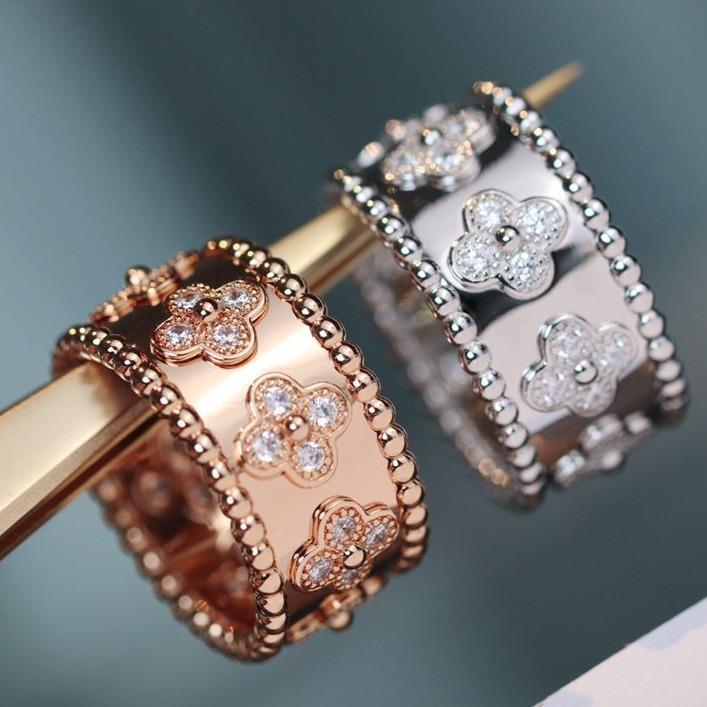 [⭐Sparkve]CLOVER KALEIDOSCOPE RING 10MM