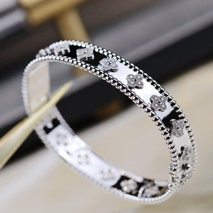 [⭐Sparkve]CLOVER BRACELET 8MM DIAMONDS