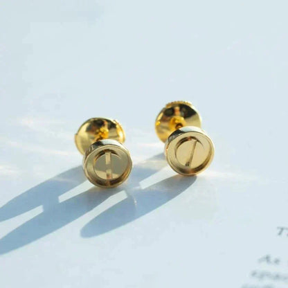 [⭐Sparkve]LOVE EARRINGS GOLD 10MM