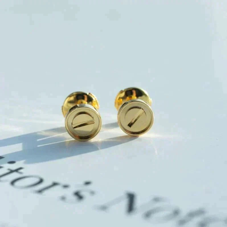 [⭐Sparkve]LOVE EARRINGS GOLD 10MM