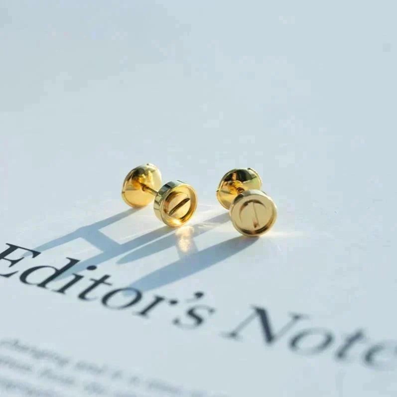 [⭐Sparkve]LOVE EARRINGS GOLD 10MM
