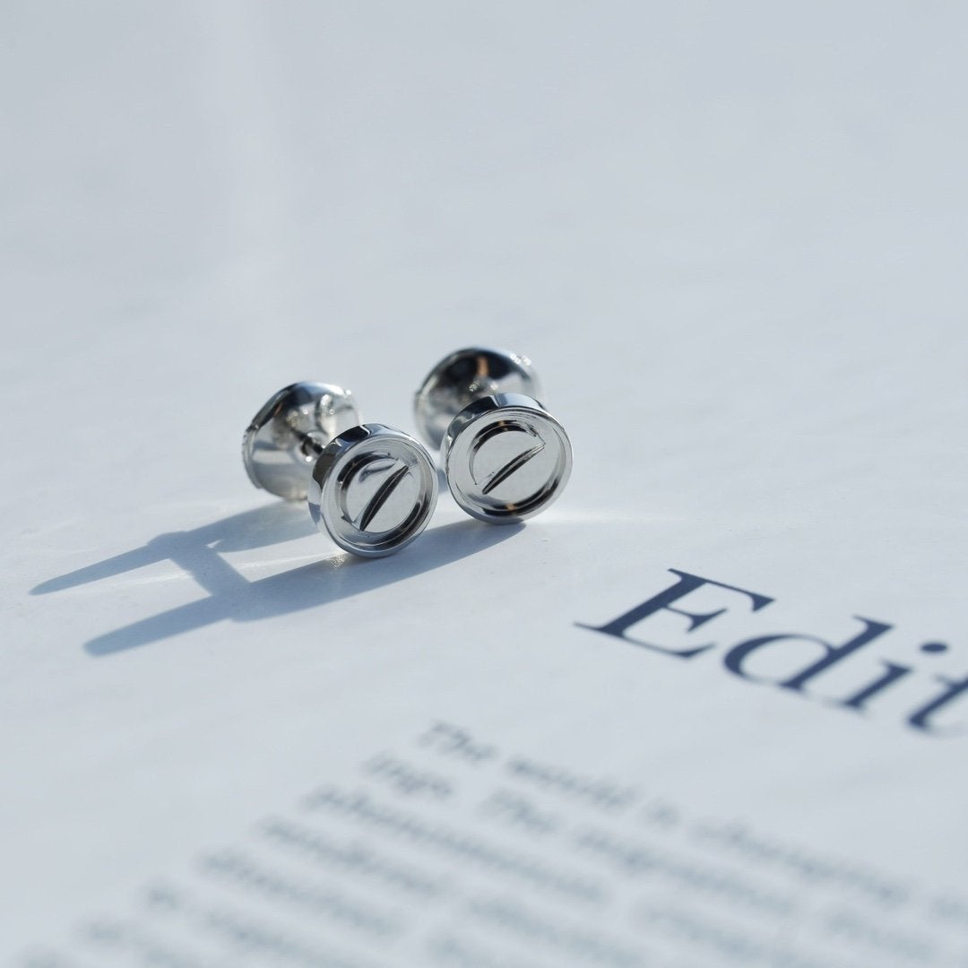 [⭐Sparkve]LOVE EARRINGS SILVER 10MM