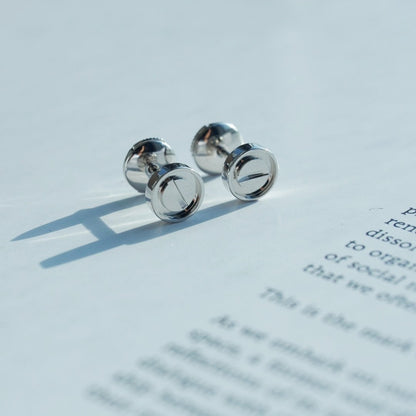 [⭐Sparkve]LOVE EARRINGS SILVER 10MM