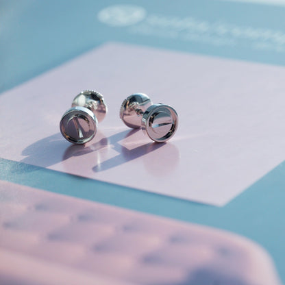 [⭐Sparkve]LOVE EARRINGS SILVER 10MM