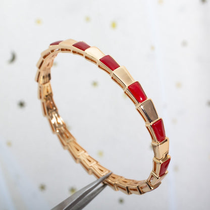 [⭐Sparkve]SERPENTI BRACELET PINK GOLD RUBELLITE