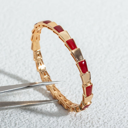 [⭐Sparkve]SERPENTI BRACELET PINK GOLD RUBELLITE