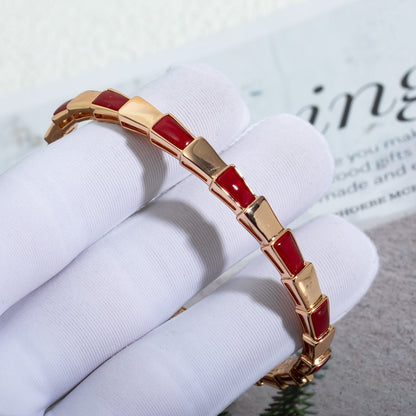 [⭐Sparkve]SERPENTI BRACELET PINK GOLD RUBELLITE