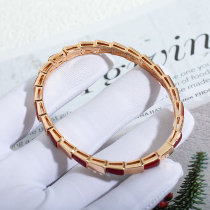 [⭐Sparkve]SERPENTI BRACELET PINK GOLD RUBELLITE
