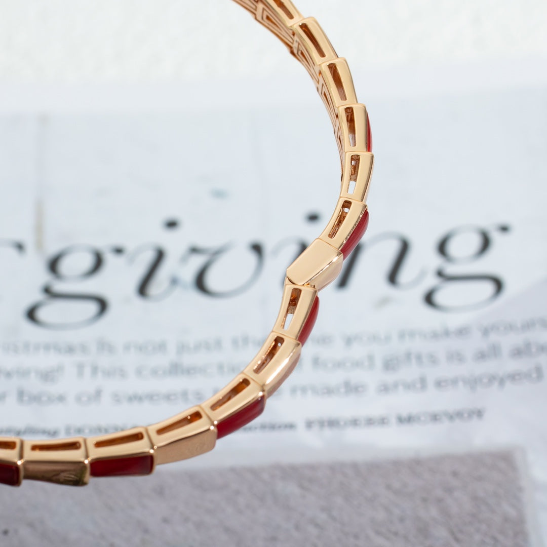 [⭐Sparkve]SERPENTI BRACELET PINK GOLD RUBELLITE