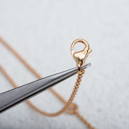 [⭐Sparkve]PARENTESI NECKLACE PINK GOLD
