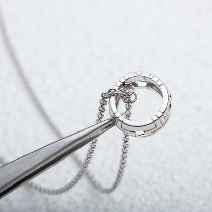 [⭐Sparkve]PARENTESI NECKLACE SILVER