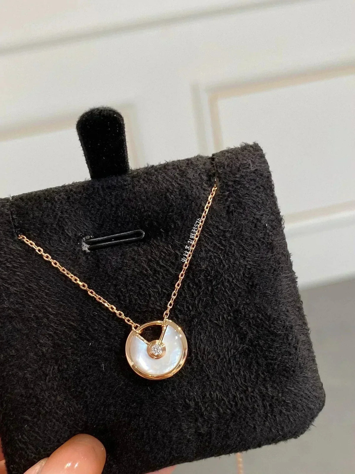 [⭐Sparkve]AMULETTE ROSE GOLD MOP NECKLACE