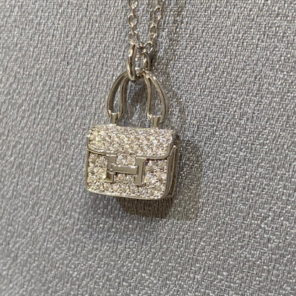 [⭐Sparkve]CONSTANCE PEDANT DIAMOND NECKLACE
