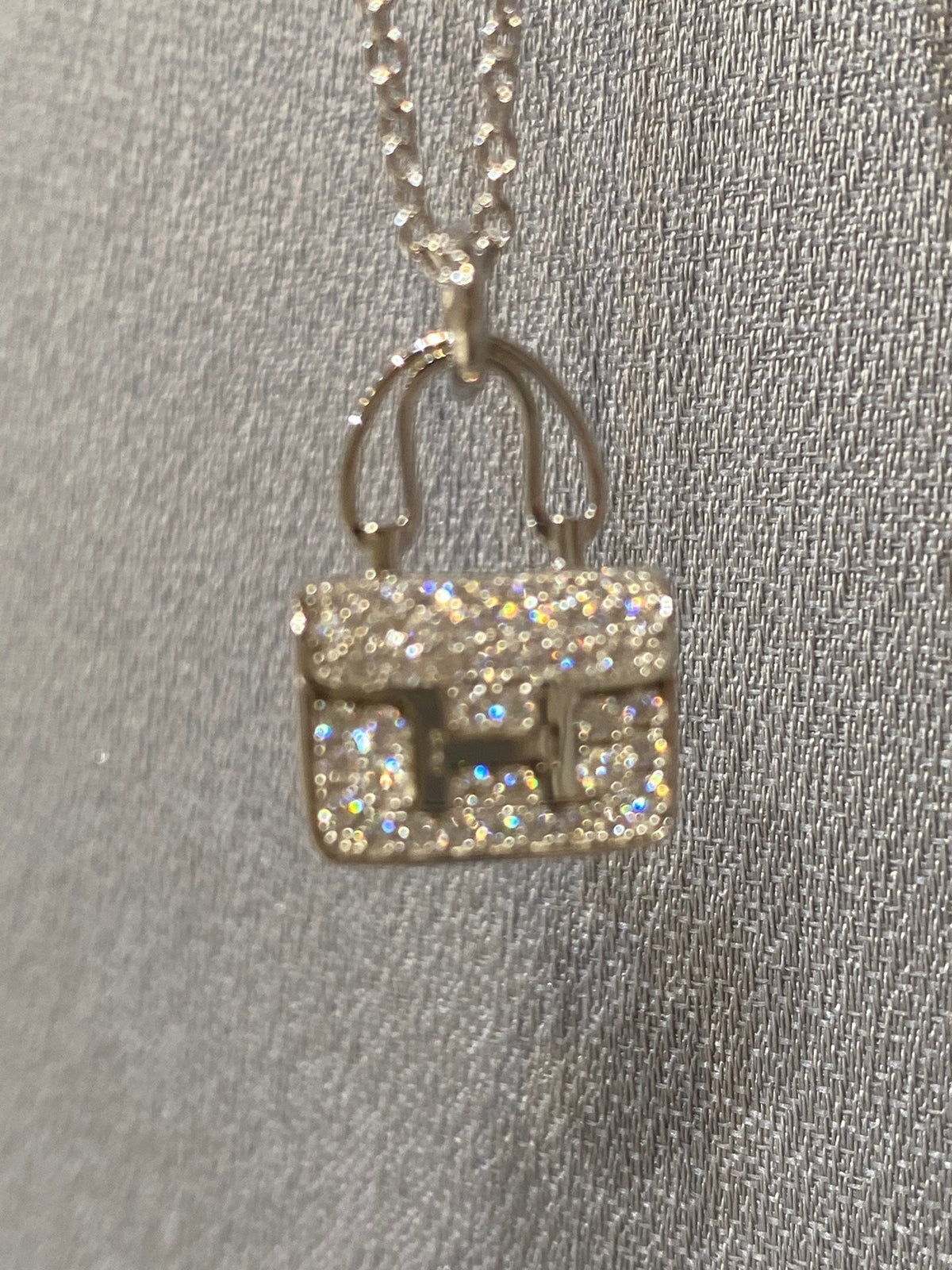 [⭐Sparkve]CONSTANCE PEDANT DIAMOND NECKLACE