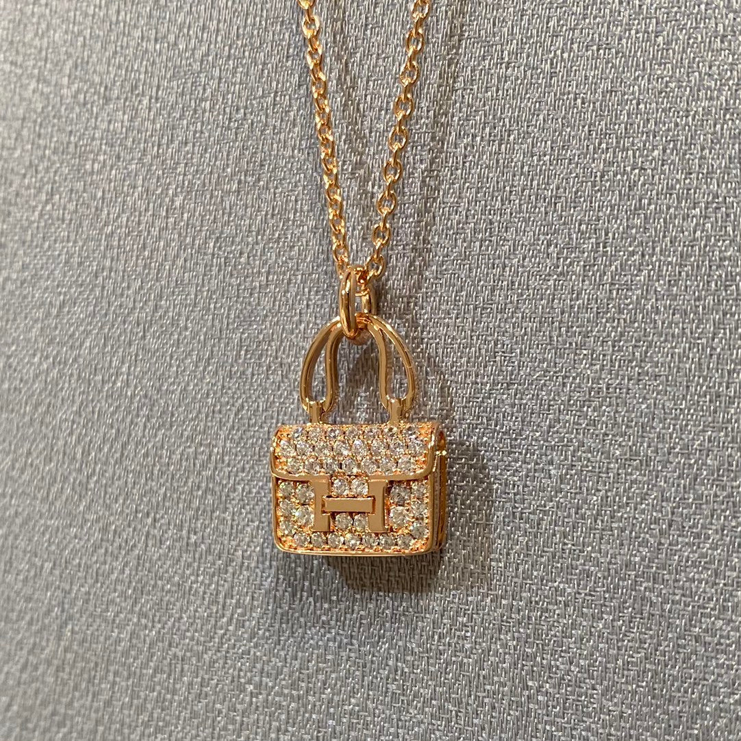 [⭐Sparkve]CONSTANCE PEDANT DIAMOND NECKLACE