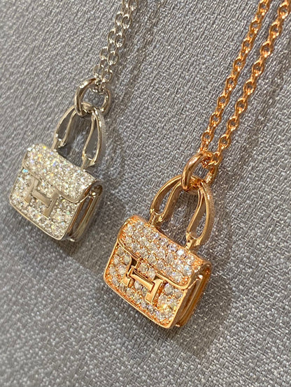 [⭐Sparkve]CONSTANCE PEDANT DIAMOND NECKLACE