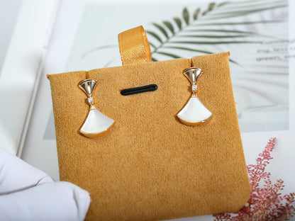 [⭐Sparkve]DREAM MOP PINK GOLD EARRINGS