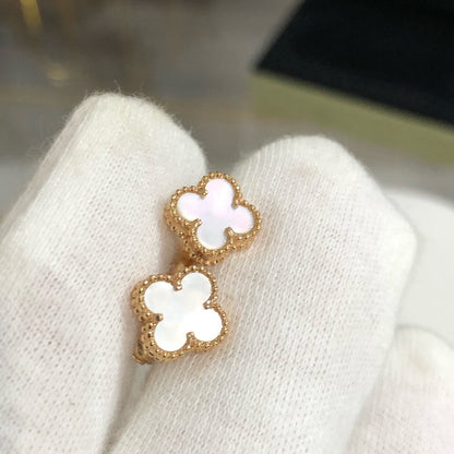 [⭐Sparkve]CLOVER MINI GOLD EARRINGS