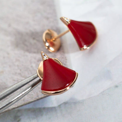 [⭐Sparkve]DIVAS DREAM EARRINGS PINK GOLD