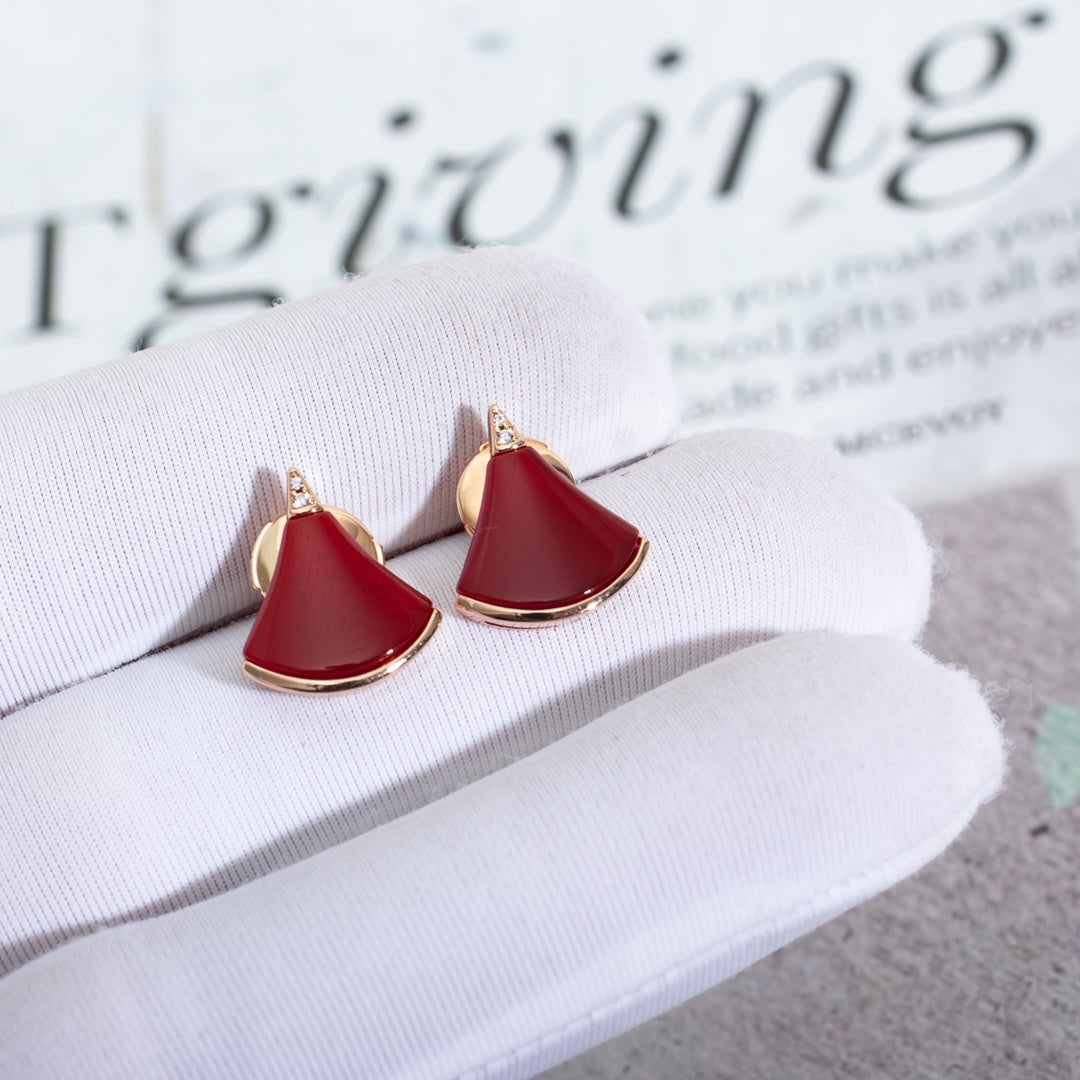 [⭐Sparkve]DIVAS DREAM EARRINGS PINK GOLD