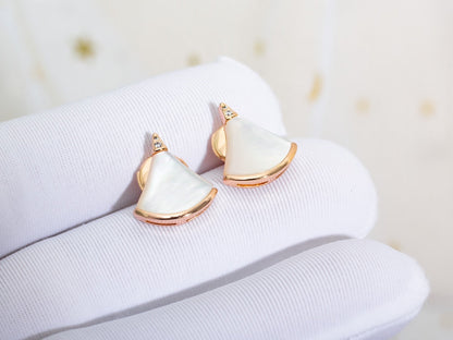 [⭐Sparkve]DIVAS DREAM EARRINGS PINK GOLD