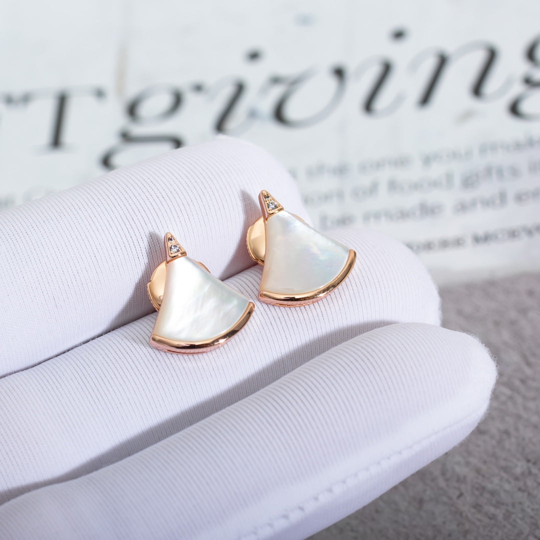 [⭐Sparkve]DIVAS DREAM EARRINGS PINK GOLD