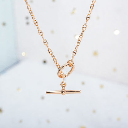 [⭐Sparkve]ECHAPPEE NECKLACE PINK GOLD