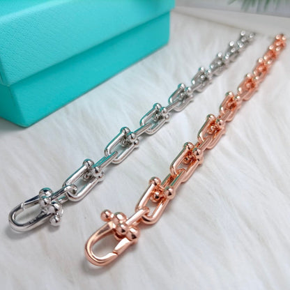 [⭐Sparkve Jewels]HARDWEAR BRACELET PINK GOLD AND SILVER