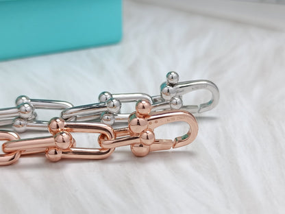 [⭐Sparkve Jewels]HARDWEAR BRACELET PINK GOLD AND SILVER