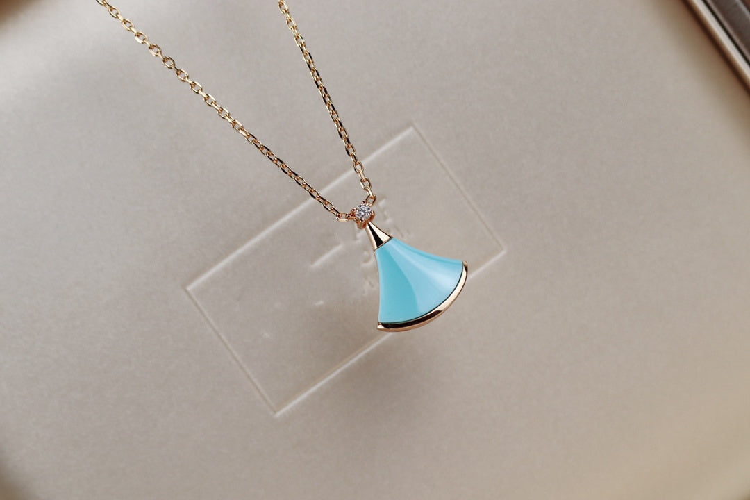 [⭐Sparkve]DREAM NECKLACE TURQUOISE PINK GOLD