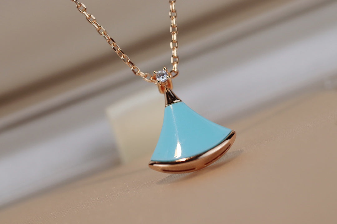 [⭐Sparkve]DREAM NECKLACE TURQUOISE PINK GOLD