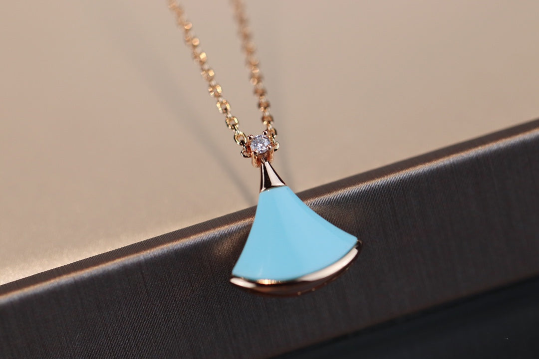 [⭐Sparkve]DREAM NECKLACE TURQUOISE PINK GOLD