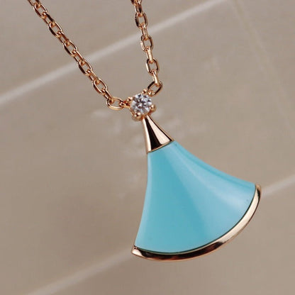 [⭐Sparkve]DREAM NECKLACE TURQUOISE PINK GOLD