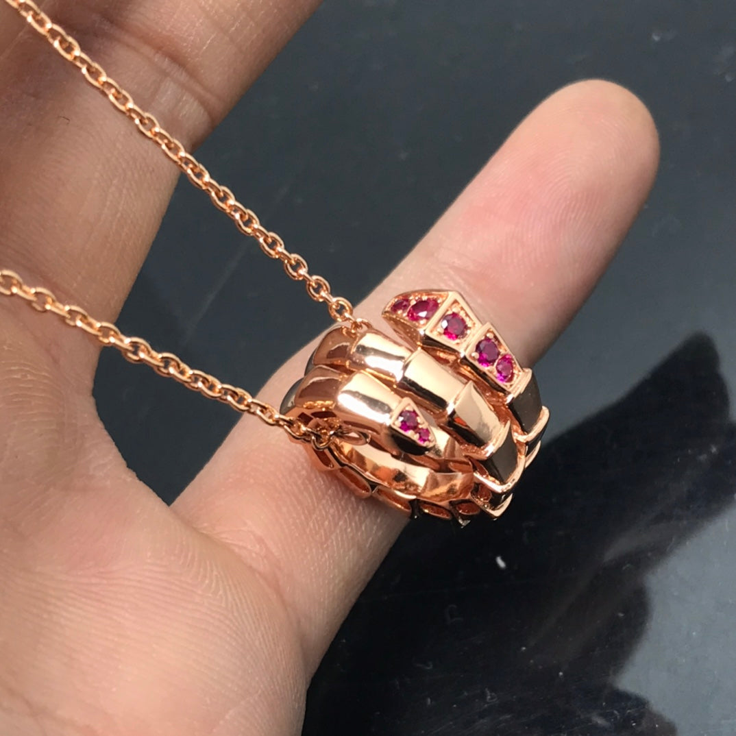 [⭐Sparkve]SERPENTI PEDANT NECKLACE