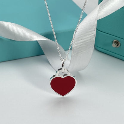 [⭐Sparkve Jewels]HEART PEDANT SILVER NECKLACE