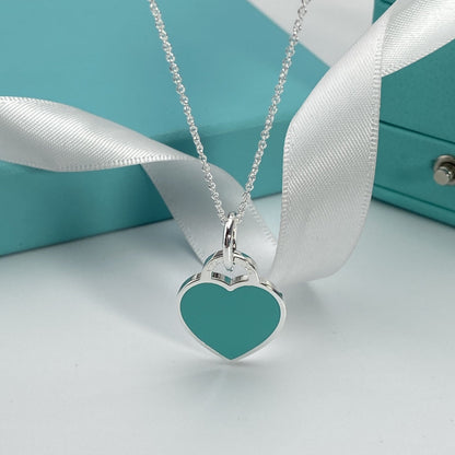 [⭐Sparkve Jewels]HEART PEDANT SILVER NECKLACE