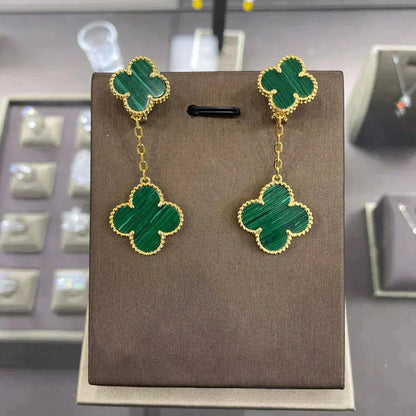 [⭐Sparkve]CLOVER 2 MOTIFS  EARRINGS (MULTIPLE CHOICESC