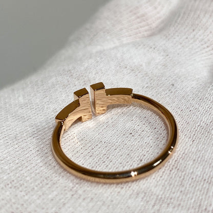 [⭐Sparkve Jewels] WIRE RING DIAMOND PINK GOLD