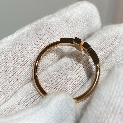 [⭐Sparkve Jewels] WIRE RING DIAMOND PINK GOLD