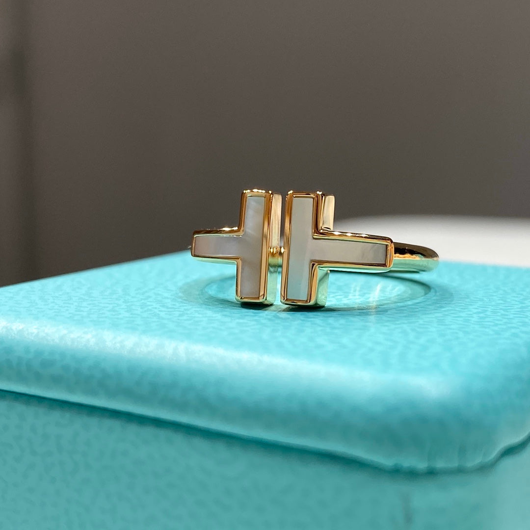 [⭐Sparkve Jewels] WIRE MOP RING PINK GOLD