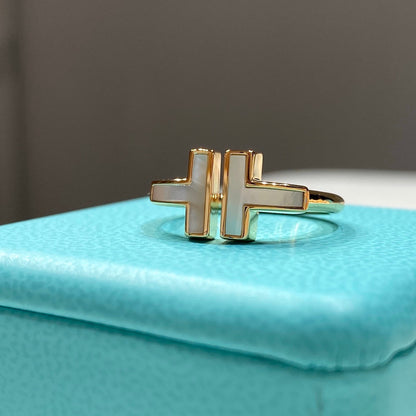 [⭐Sparkve Jewels] WIRE MOP RING PINK GOLD