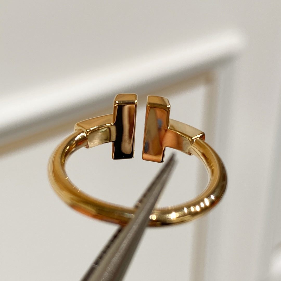 [⭐Sparkve Jewels] WIRE MOP RING PINK GOLD