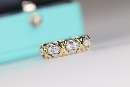 [⭐Sparkve Jewels]SIXTEEN STONE RING GOLD