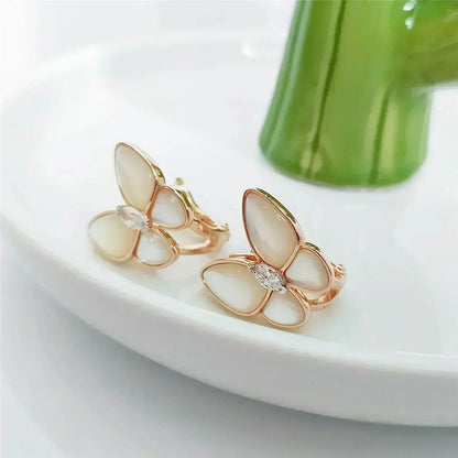 [⭐Sparkve]BUTTERFLY MOP DIAMOND EARRINGS
