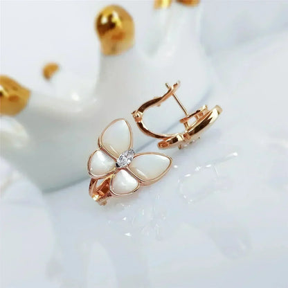 [⭐Sparkve]BUTTERFLY MOP DIAMOND EARRINGS