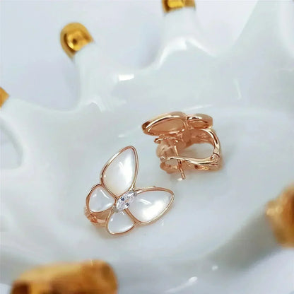 [⭐Sparkve]BUTTERFLY MOP DIAMOND EARRINGS