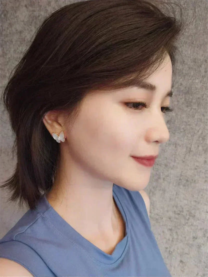 [⭐Sparkve]BUTTERFLY MOP DIAMOND EARRINGS