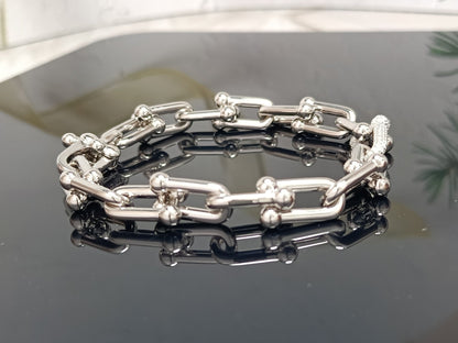 [⭐Sparkve Jewels]HARDWEAR BRACELET PINK GOLD AND SILVER DIAMOND