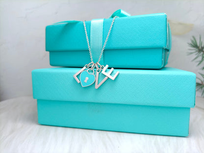 [⭐Sparkve Jewels]LOVE TEXT PEDANT NECKLACE