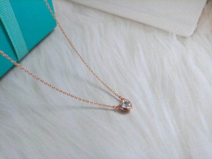 [⭐Sparkve Jewels]HEART BIG DIAMOND NECKLACE